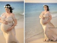Эта девушка просто фотографировалась беременной на пляже. Но что с ней случилось потом&#8230;