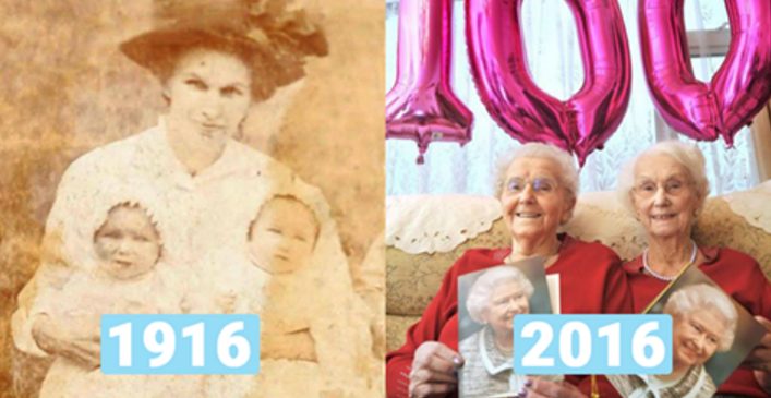 Сестры-близнецы отметили свое 100-летие и попросили необычный подарок