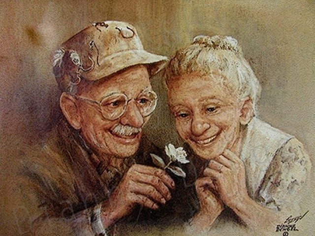 Дедушка и бабушка всю жизнь играли в таинственную игру — смысл такой трогательный!